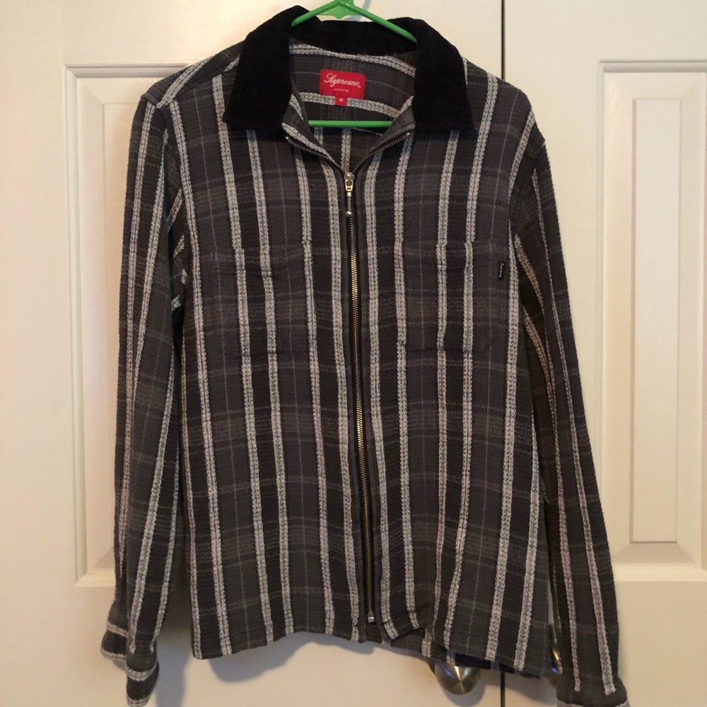 Supreme Zip Up Flannel